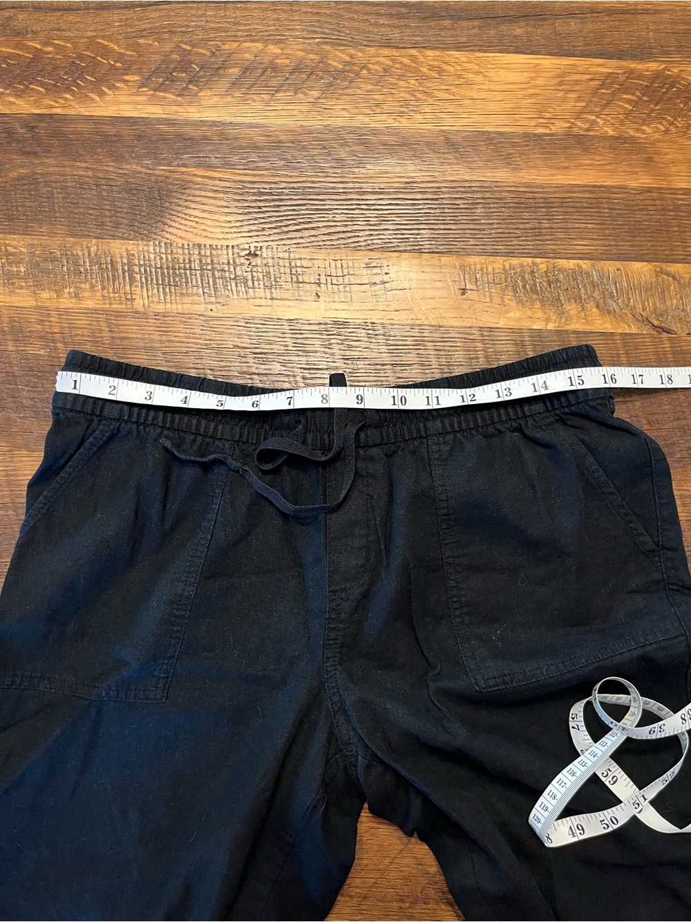 Old Navy linen-blend crops size medium - Picture 4 of 7